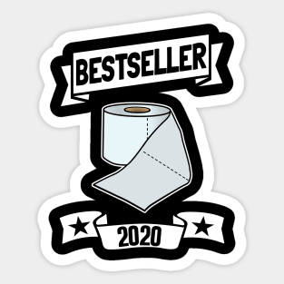 Bestseller Toilet Paper Corona Survivor Pandemic Funny Sticker